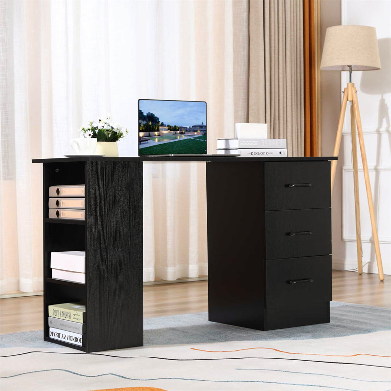 Adrianne Computer Desk, Black