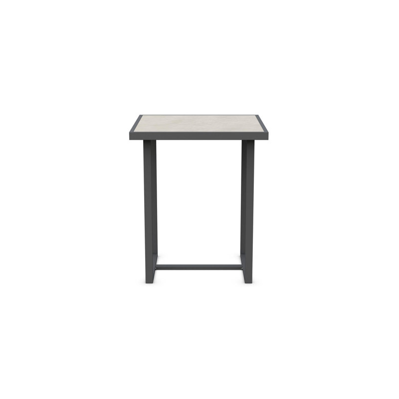 Pavia 35" Bar Table - Dekton Top, Charcoal, Albarium