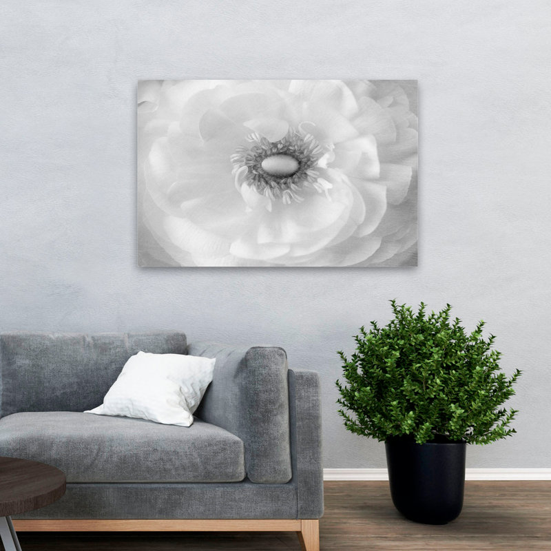 Plantes, fleurs, pureté II, art mural, H 32 po x l 48 po