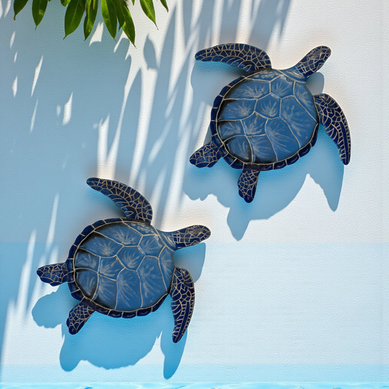 Flash Wall Sea Turtle - Tulum Blue Finish