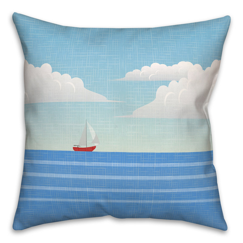 Reversible Throw Pillow, 16" x 16"