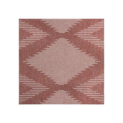 Union Rustic Light Red Indoor/Outdoor Rug & Reviews | Wayfair
