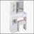 Compact Desktop Vanity Table with Advanced LED Mirror and Ample Storage-211043604
