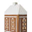 Gingerbread 6.1" Stoneware Tabletop Lantern