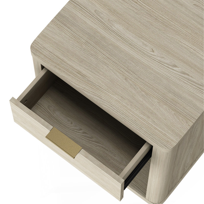 20" Nightstand in Natural (1-Drawer), Natural