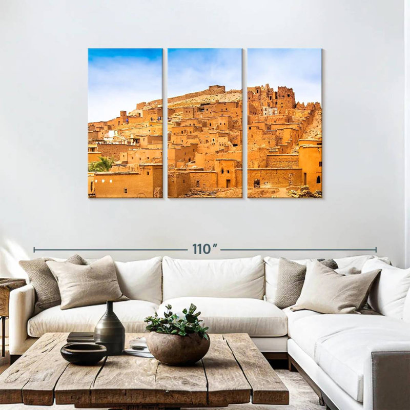 Lilie Ksar d'Ait-Ben-Haddou, H 48 po x l 74 po