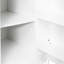 Grande armoire de cuisine, l 15,32 po x l 23,78 po x l 71,43 po, blanc, panneau de particules +, grand rangement visible, armoire moderne avec portes, tablettes et tiroirs - H 71,43 po, rangement pour les collations de fournitures,