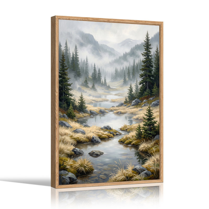 Art mural sur toile Misty, 48"H x 36"W