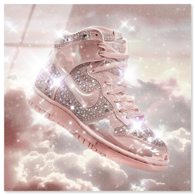 Sparkling Sneaker in Sky Fashion Art Acrylic Print by Art Remedy