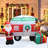 A Holiday Company 8 Ft Wide Inflatable Christmas Camper Holiday Lawn Decoration