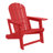 Outdoor Poly Adirondack Chair With Cup Holder (Set Of 2)-118433285