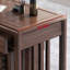 Bureau moderne en bois massif avec rangement-771222793