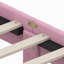 Lit tapissier arc-en-ciel design, lit plateforme en velours avec tiroir de rangement Princess-1479847699