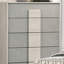 Commode à tiroirs en queue d'aronde de style contemporain 1 pièce