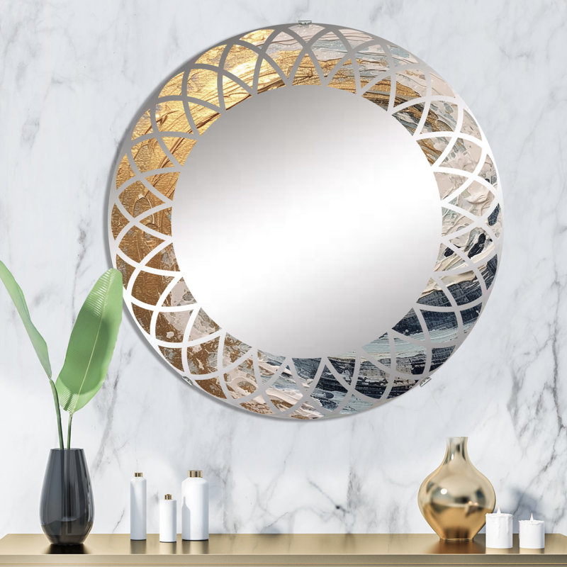 Aubusson Circle Wall Mirror, 32" x 32"
