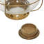 Ensemble de 3 votives de plateau de table en verre