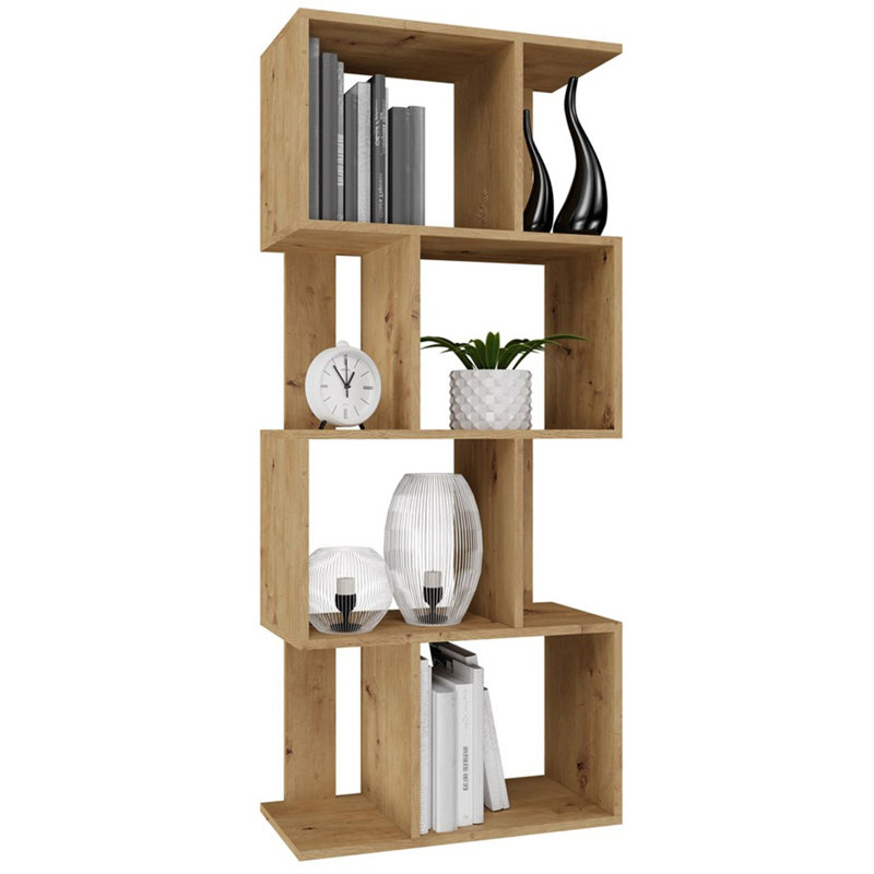 140cm H x 59.5cm W Standard Bookcase, Beige