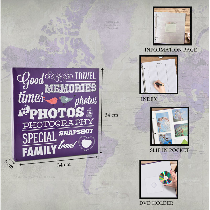 Paper Binder, Purple