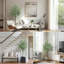 Faux eucalyptus artificiels avec eucalyptus-440272940