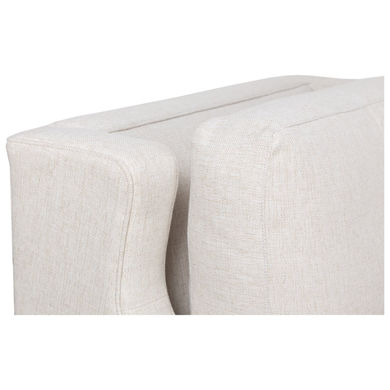 Auburn Upholstered Armchair, Walnut, 7609 Cream