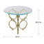 Table de bout en verre