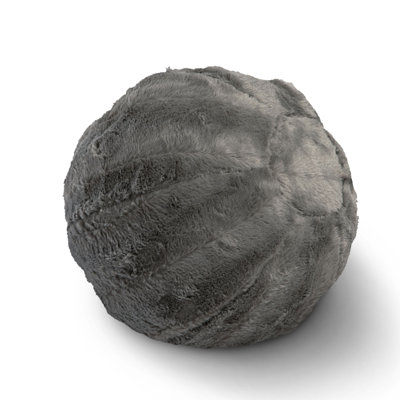 Faux Fur Reversible Throw Pillow