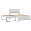 Lit plateforme tapissier avec lit gigogne-1461567766