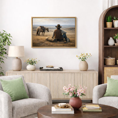 Cowboy et cheval