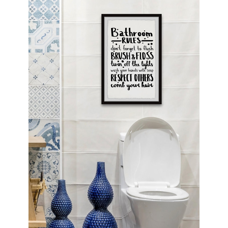 Respect Rules - Single Picture Frame Print, 91cm H x 61cm W x 3.81cm D