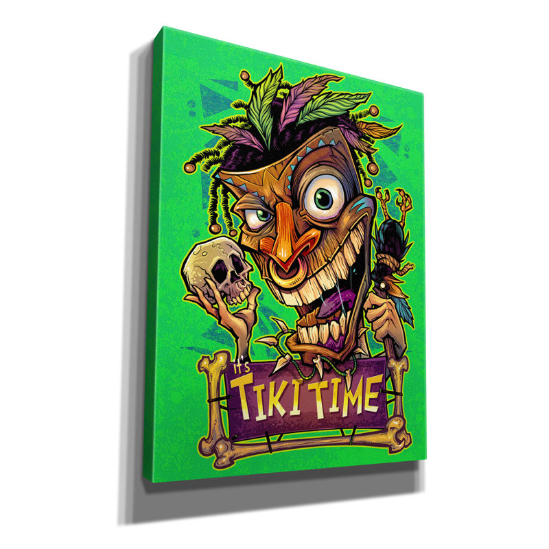 Wasco Epic Graffiti «It's Tiki Time», H 16 po x l 12 po x P 0,75 po