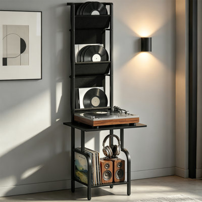 MDF 144cm H Media Shelves