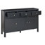 3 Door Sideboard Black Sheri