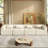 Forma 145.5 Inch Modern Modular Compression Sectional Sofa-118963529