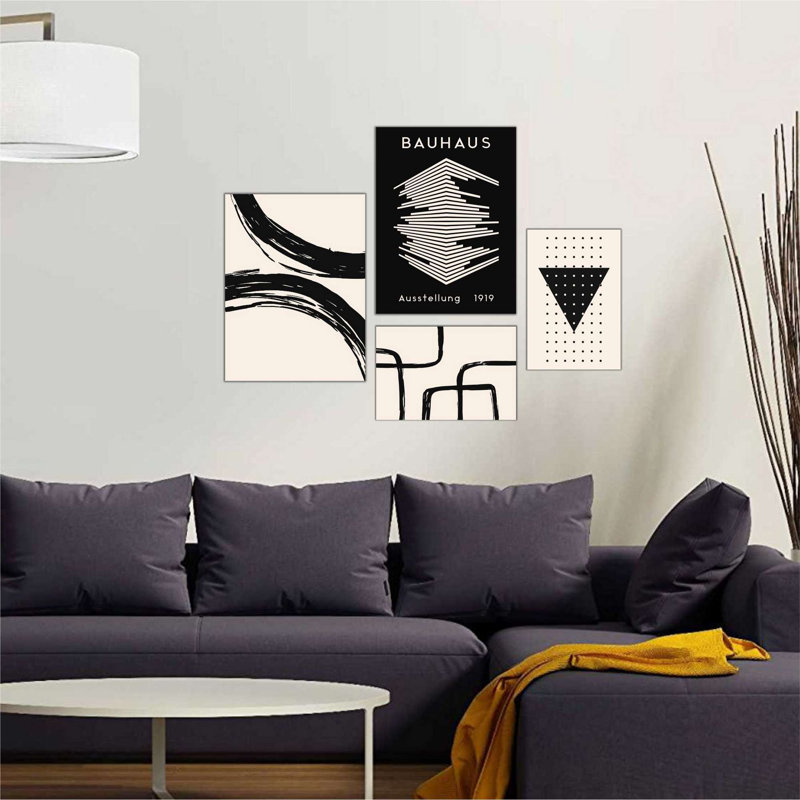 Bauhaus/Minimalist Abstract Gallery Wall Set.