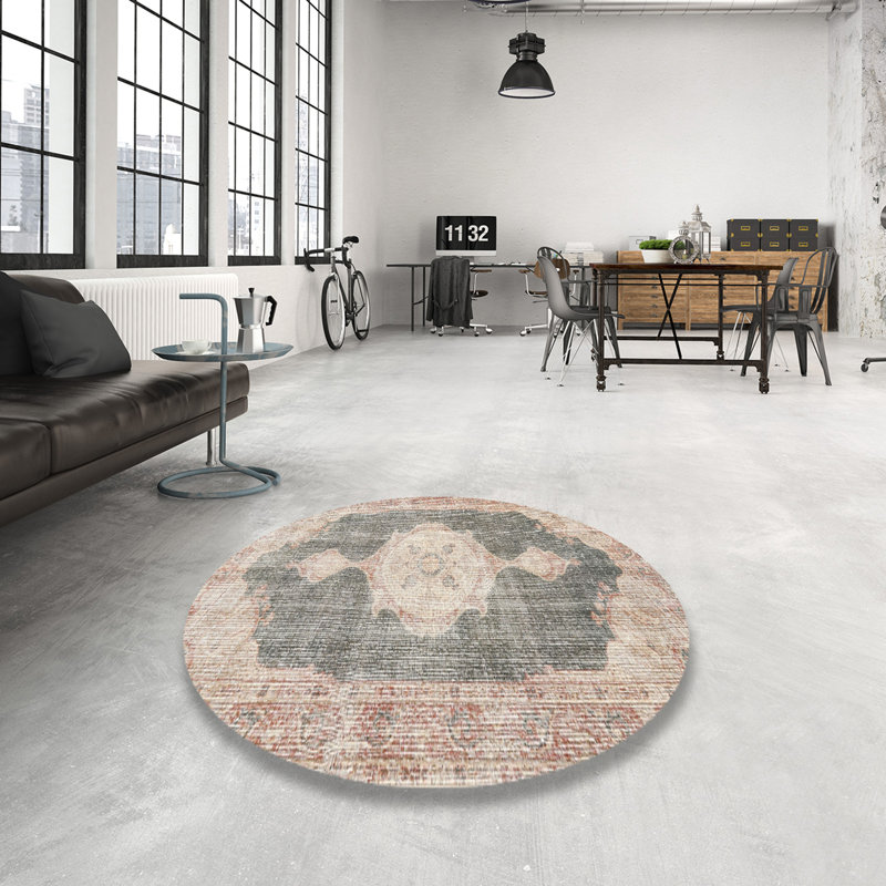 Oriental Indoor Rug, Round 8'