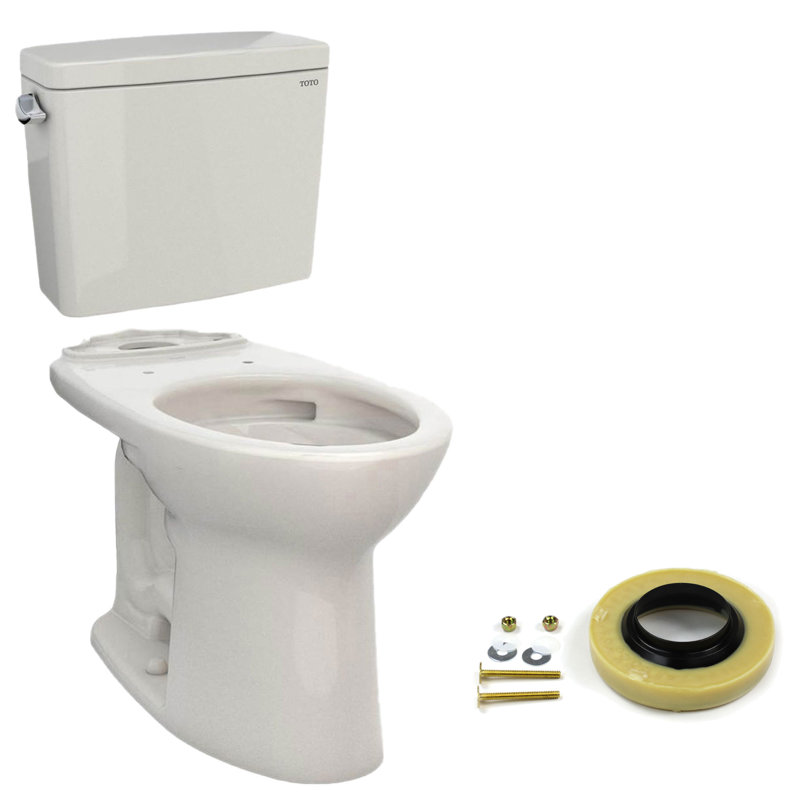Toilette allongée deux pièces Drake, Beige Sedona