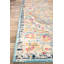 Tapis oriental bleu / jaune / rose Furtado-2136100057