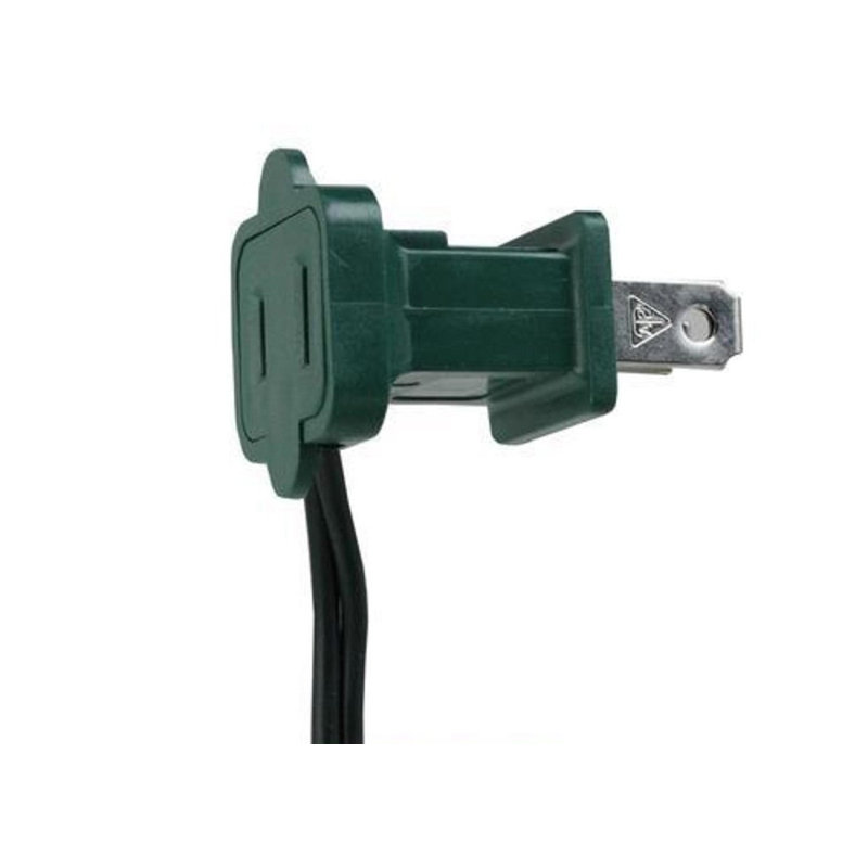 35 lumières de Noël G12 à DEL blanc chaud - fil vert 16,7 pi