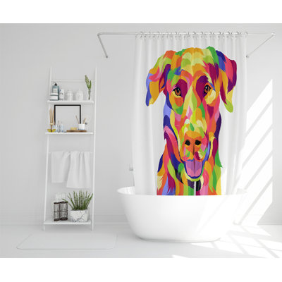 Ellany 13 Piece Polyester Shower Curtain Set