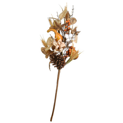 28" Autumn Pine Nut Spray