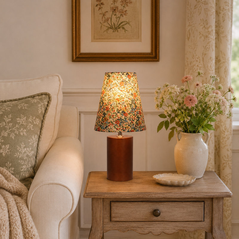 Lampe de table 13 "Vintage Floral Shade