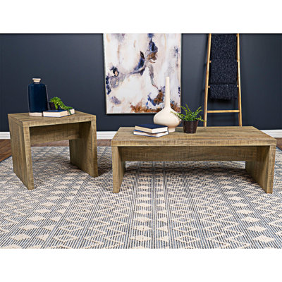Rectangular Coffee Table And End Table Set