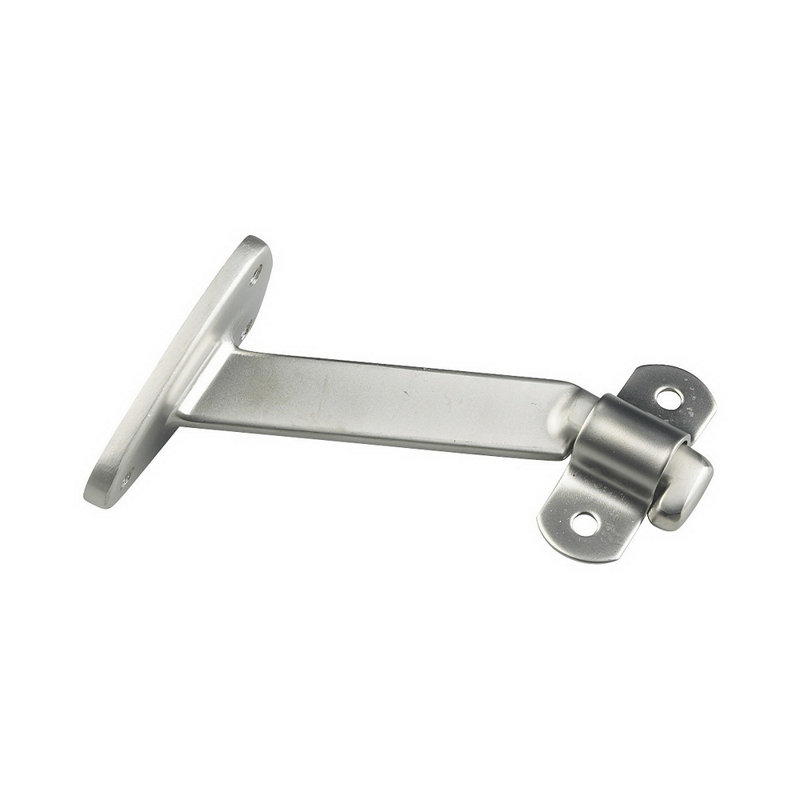 Extended Arm Heavy Duty Handrail Bracket, Dull Nickel