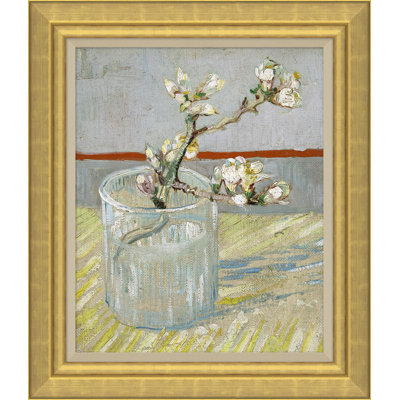 Sprig of Flowering Almond, Vincent van Gogh