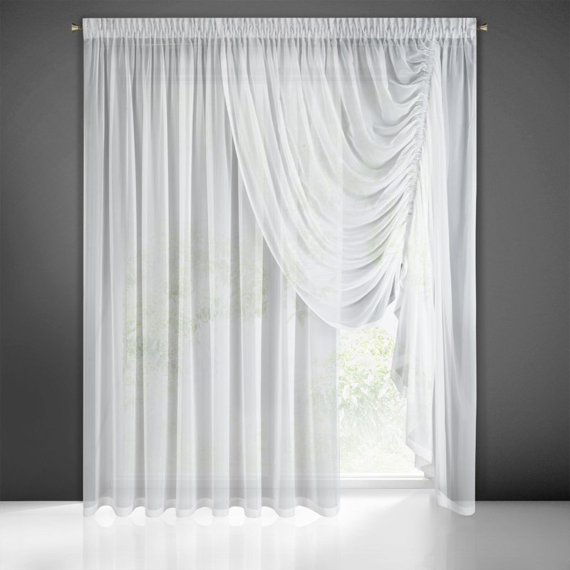 Kamyia Sheer Curtain Single Panel
