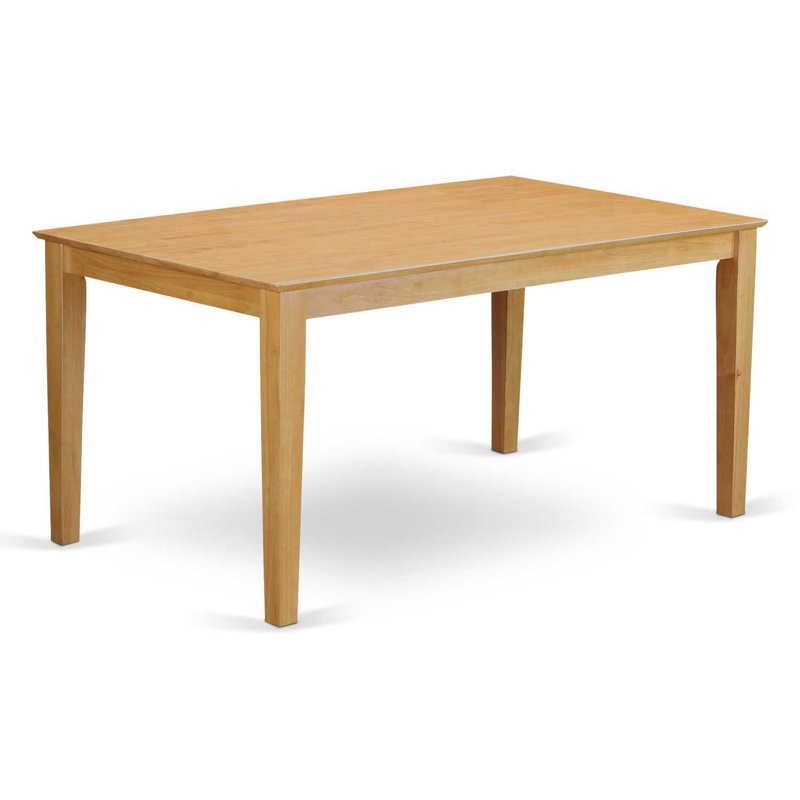 5 Piece Dining Set Includes a Rectangle Solid Wood Table and 4 Kitchen Room Chairs, 36x60 Inch, Oak