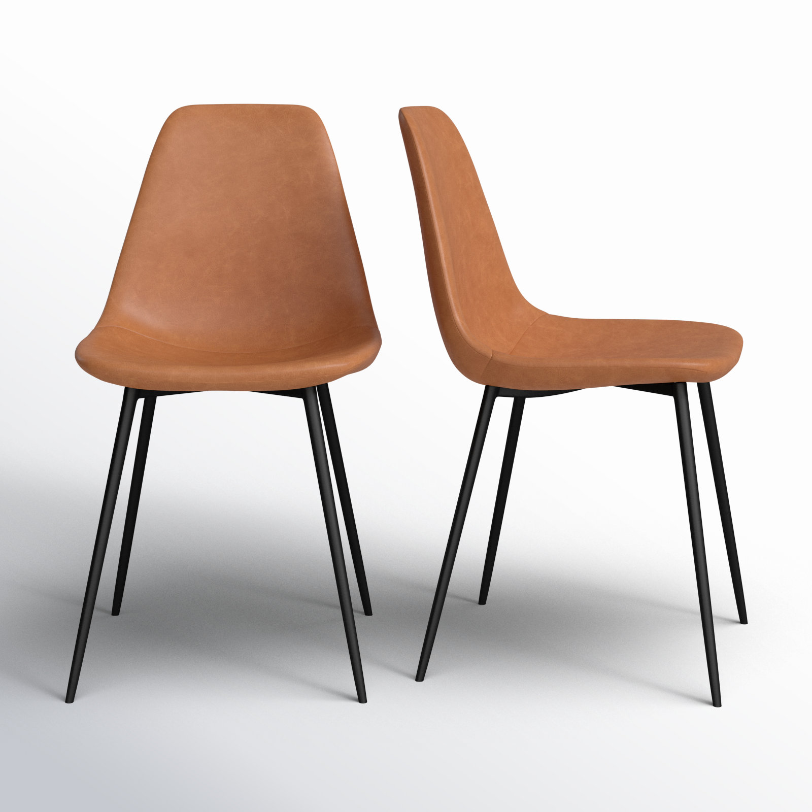 AllModern Kody Vegan Leather Side Chair & Reviews | Wayfair