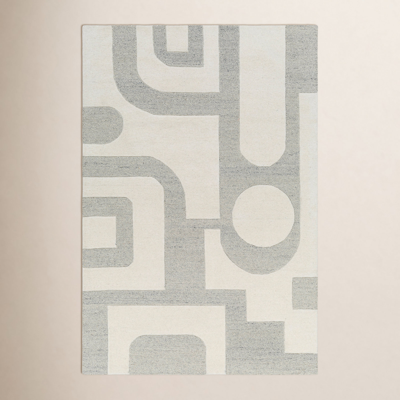 Wingrove Hand-Tufted Abstract Rug, Rectangle 2' x 3'