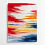 Aquarelle paysage 19 art mural en métal beige-1964213004