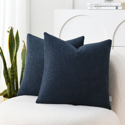 Textured Pillow Covers Textured Boucle Pillow Covers